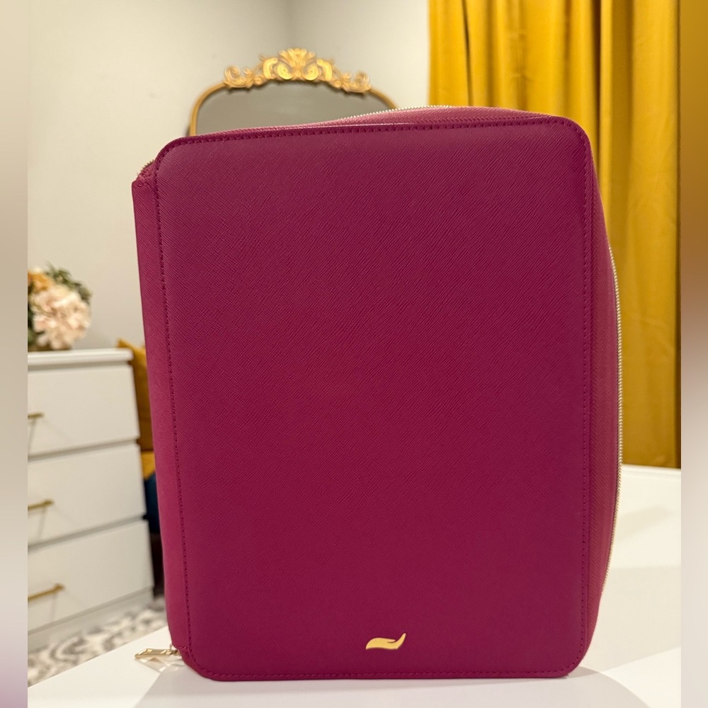 Magenta Tablet Case with Gold Accent